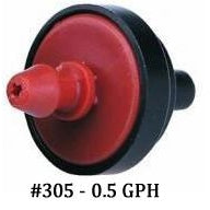 1/2 GPH Inline Pressure Compensating Dripper