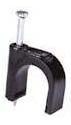 1/4" Black Nail on Clamp for 1/4" Tubing